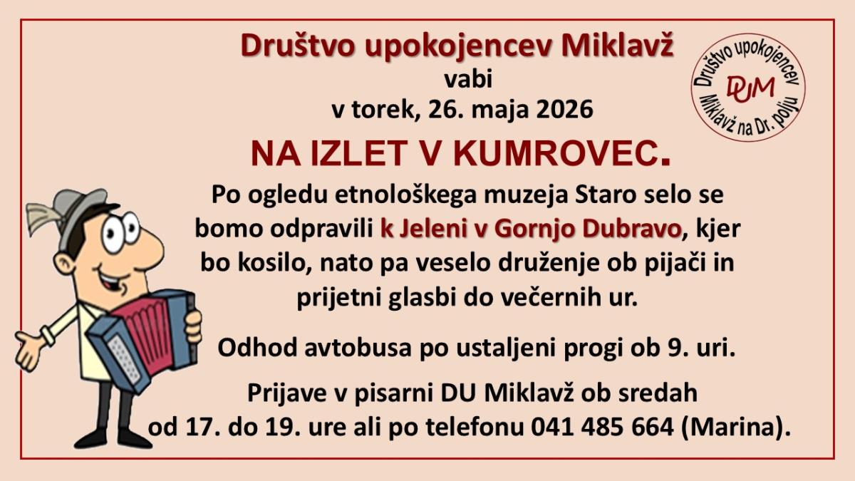 VABILO KUMROVEC 2026